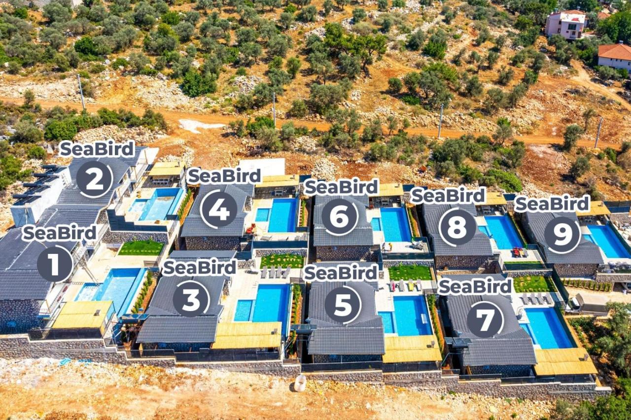 Kalkan'Da 2 Yatak Odali Jakuzili Villa-Villa Seabird Kas Exterior photo