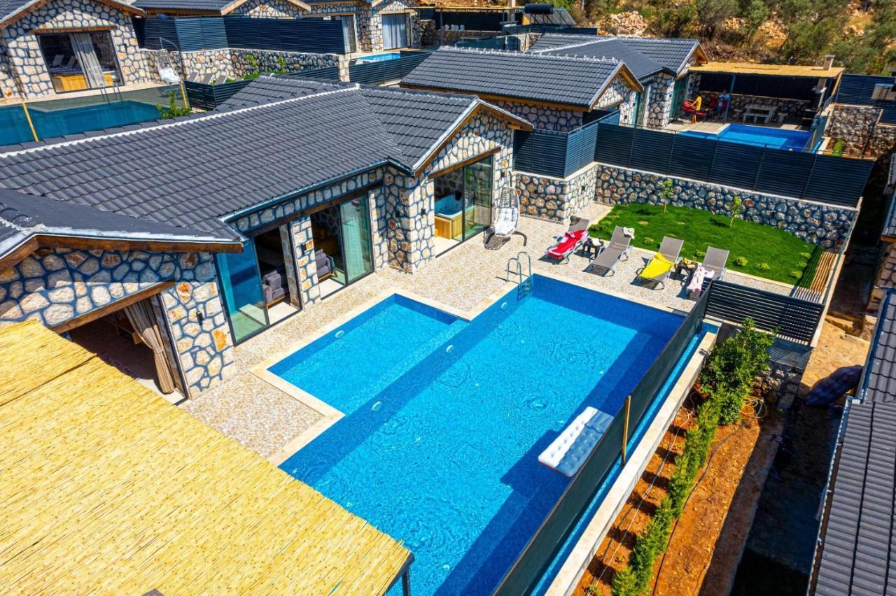 Kalkan'Da 2 Yatak Odali Jakuzili Villa-Villa Seabird Kas Exterior photo